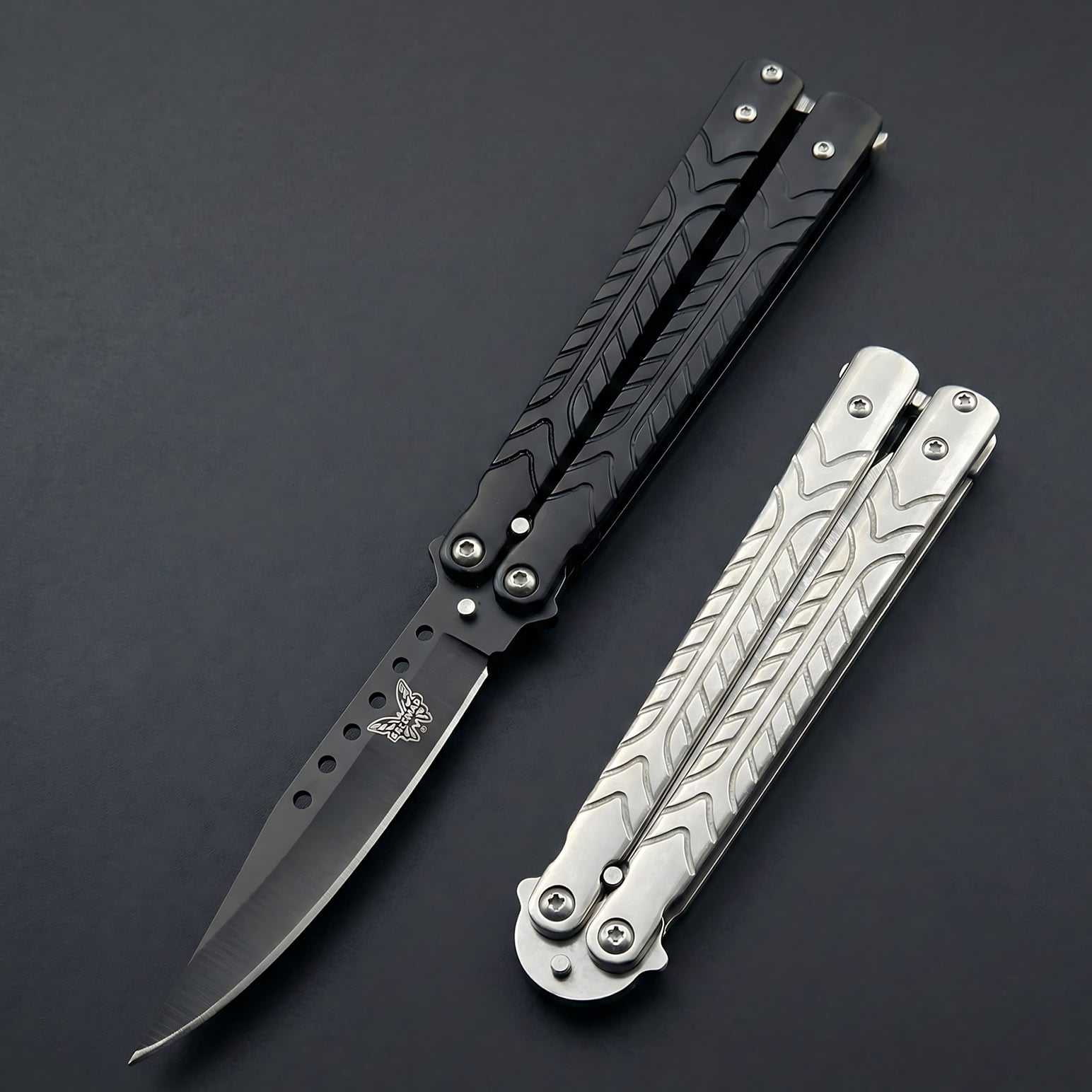 چاقو پروانه ای استیل